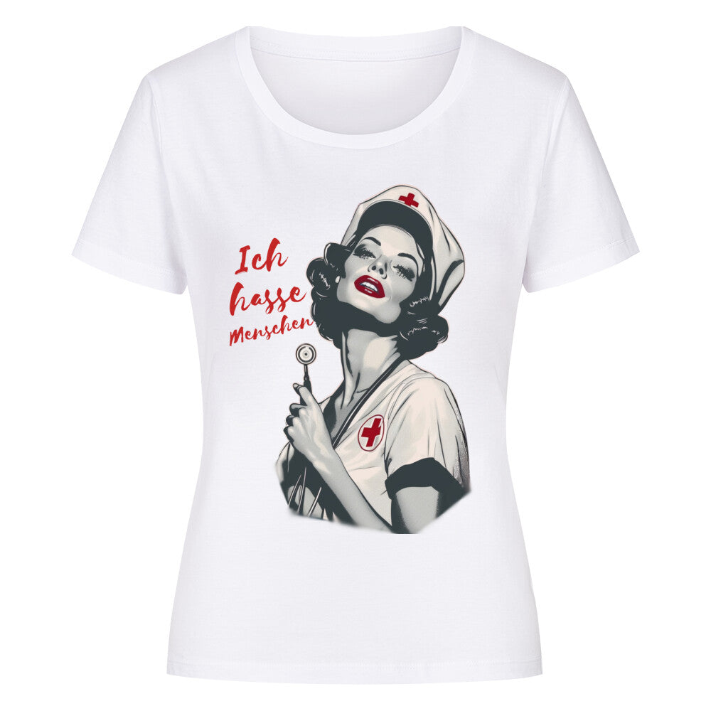 Nurse Hilde Premium Organic Shirt Women - ArtWearX Wear Passion