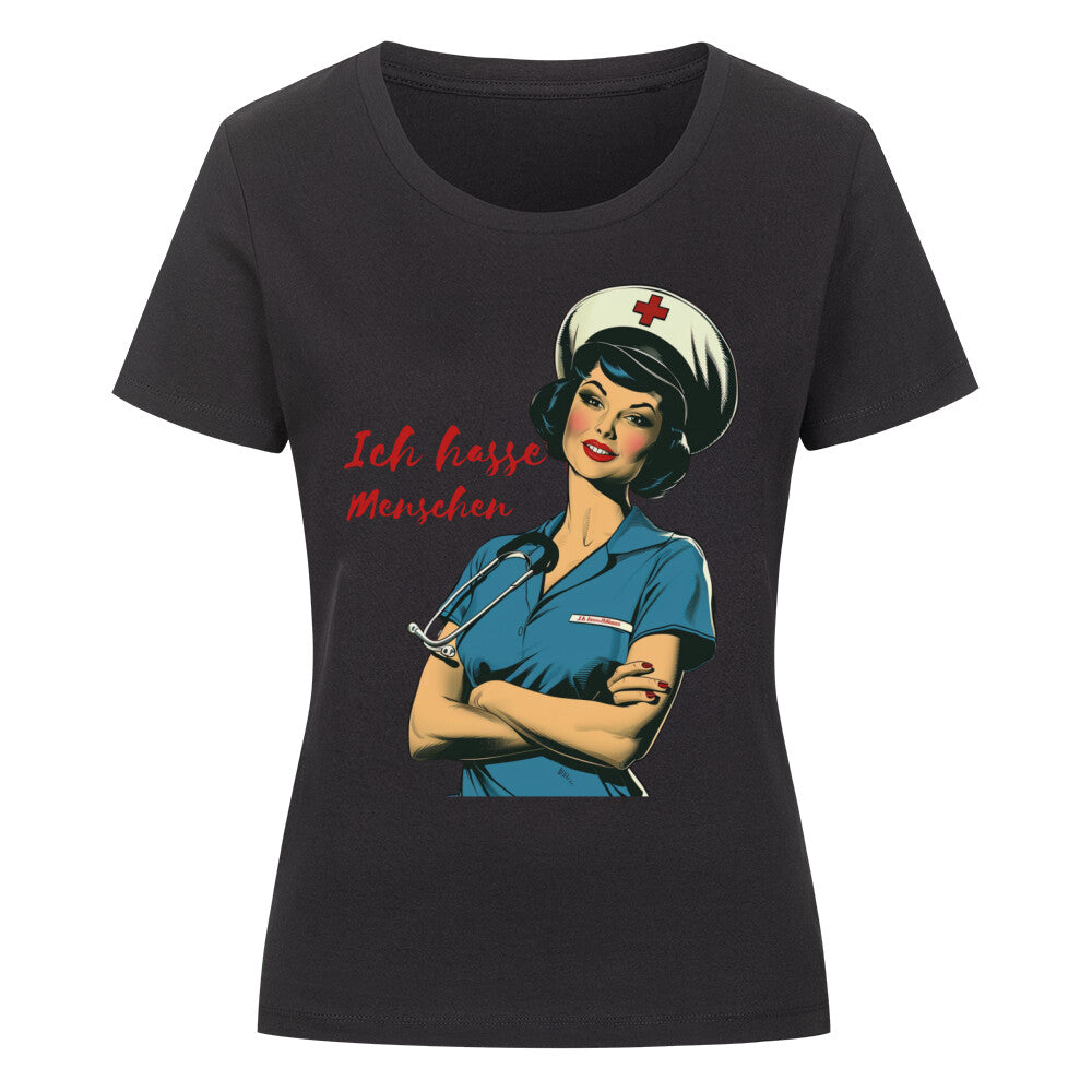 Nurse Susanne Premium Organic Shirt Women - ArtWearX Wear Passion